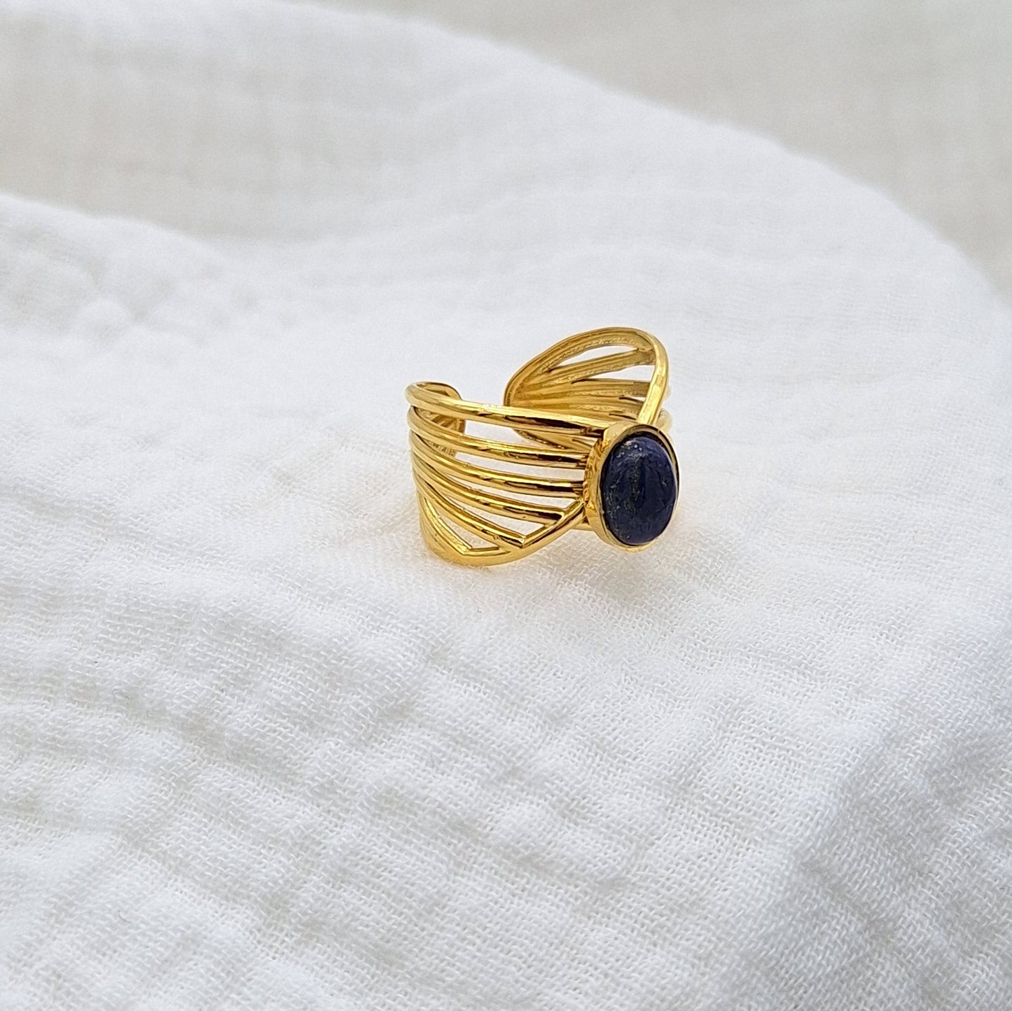 Bague MINODA - Lapis lazuli