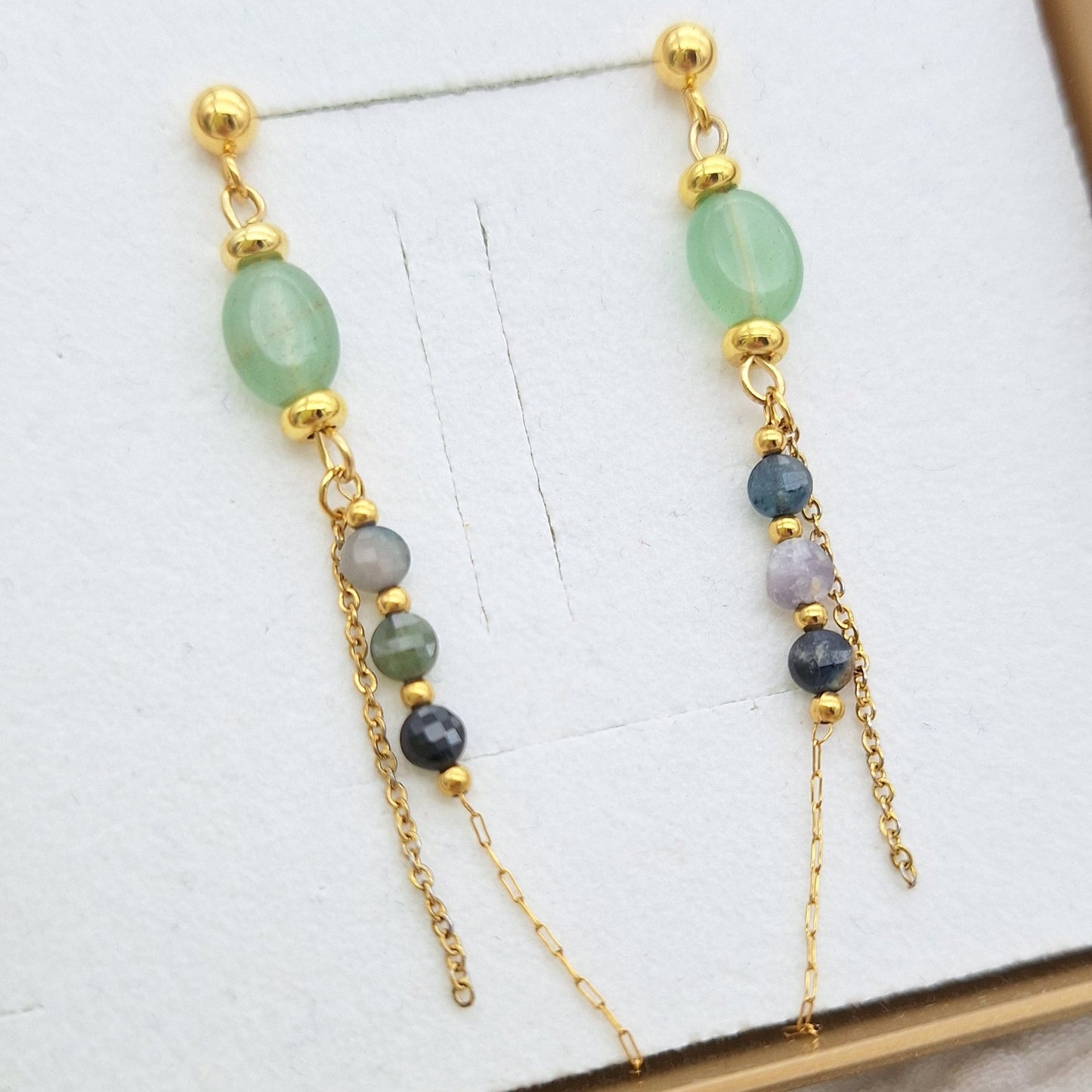 Boucles LIMA - Aventurine