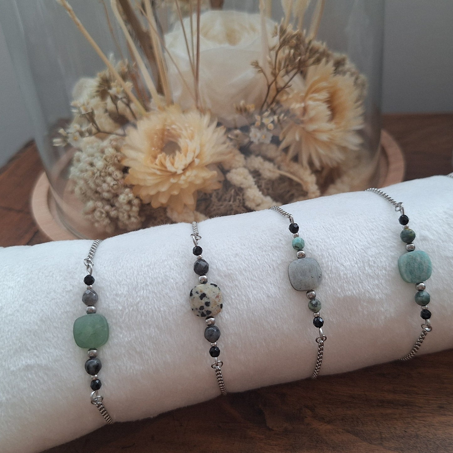 Bracelet ROCA - Jaspe dalmatien