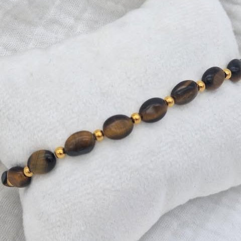Bracelet OVALIA - Oeil de tigre