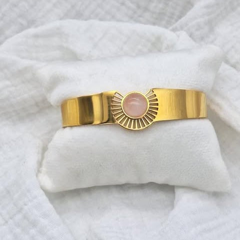 Bracelet ISIS - Quartz rose