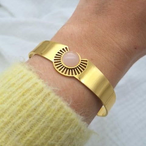 Bracelet ISIS - Quartz rose