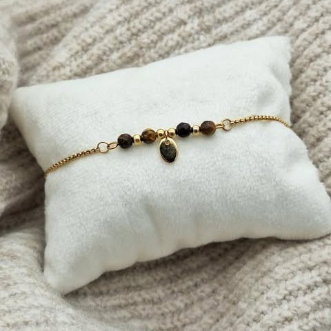 Bracelet LOKA - Œil de tigre