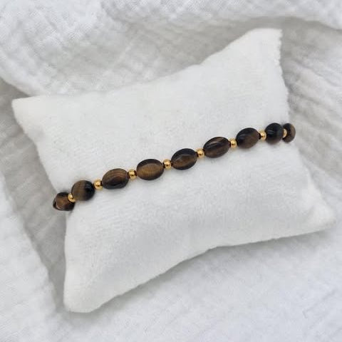 Bracelet OVALIA - Oeil de tigre