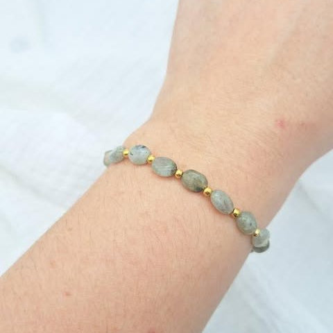 Bracelet OVALIA - Labradorite