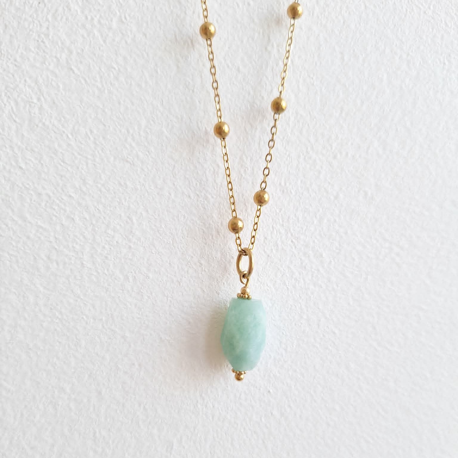 collier gri-gri amazonite